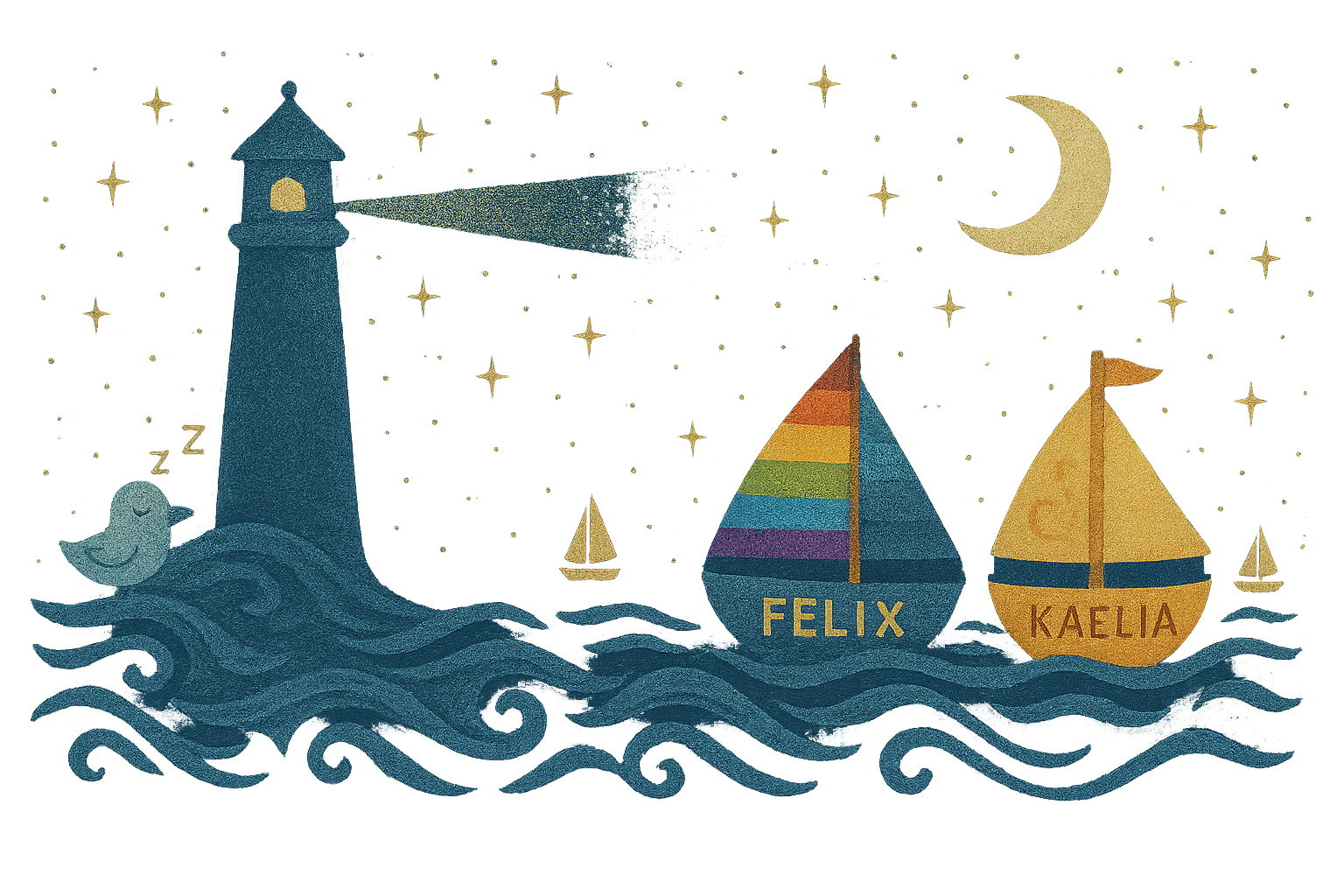 Möwenwinkel bei Nacht